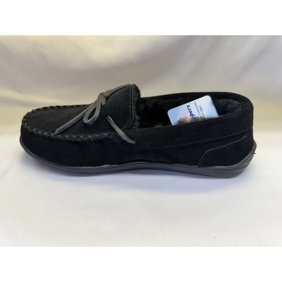 My Slippers All Season Womens Leather Suede Fleece Moccasin Slippers 9 Fur Lined - Picture 4 of 9